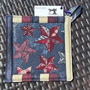 Star Pattern Quilted Pot Holder